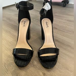Black Boutique Heels, Size:10